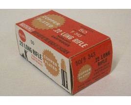 Sears Copper Plated Box of 22 LR Ammunition - Hollow Point