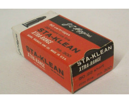 Sears J.C. Higgins Sta-Klean Xtra-Range Box of 22 Short Ammunition