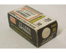 Sears Ted Williams Box of 22 Long Ammunition - Partial Box