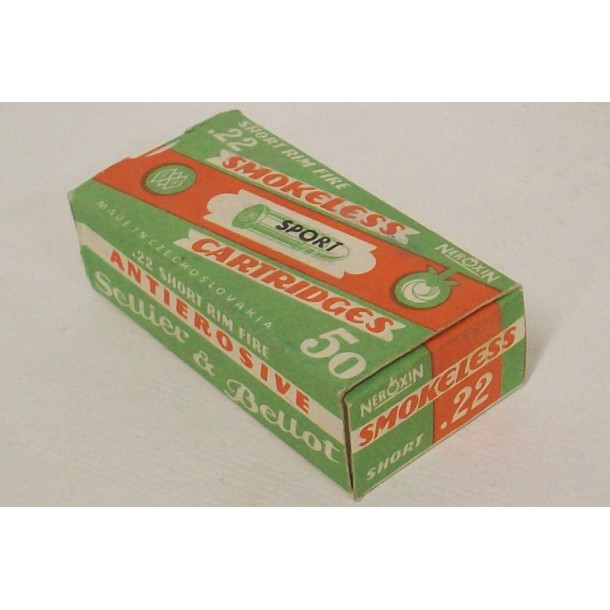 Sellier & Bellot Sport Smokeless Box of 22 Short Ammunition Sellier & Bellot Sport Smokeless Box of 22 Short Ammunition