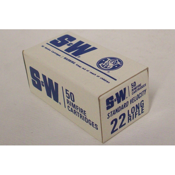 Smith & Wesson Standard Velocity Box of 22 LR Ammunition Smith & Wesson Standard Velocity Box of 22 LR Ammunition