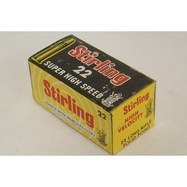 Squires Bingham Stirling Super High Speed Box of 22 LR Ammunition Squires Bingham Stirling Super High Speed Box of 22 LR Ammunition