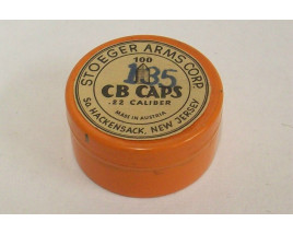 Stoeger Arms Corp. Tin of 22 CB Caps - Partial Tin Stoeger Arms Corp. Tin of 22 CB Caps - Partial Tin