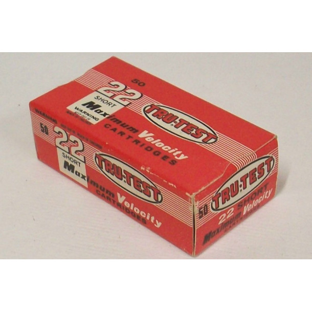 Tru-Test Maximum Velocity Box of 22 Short Ammunition