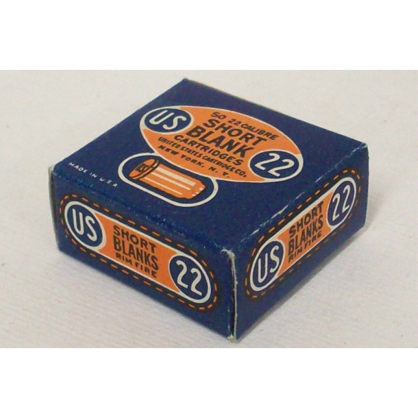U.S. Cartridge Co. Box of 22 Short Blank Cartridges