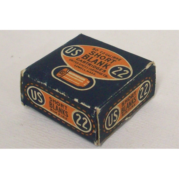 U.S. Cartridge Co. Box of 22 Short Blank Cartridges U.S. Cartridge Co. Box of 22 Short Blank Cartridges