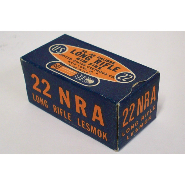 U.S. Cartridge Co. NRA Box of 22 LR Ammunition U.S. Cartridge Co. NRA Box of 22 LR Ammunition