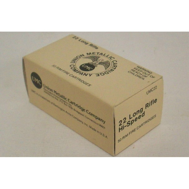 UMC Hi-Speed Box of 22 LR Ammunition UMC Hi-Speed Box of 22 LR Ammunition