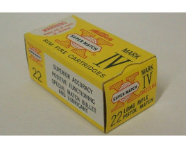 Western Super-Match Mark IV Box of 22 LR Ammunition Western Super-Match Mark IV Box of 22 LR Ammunition