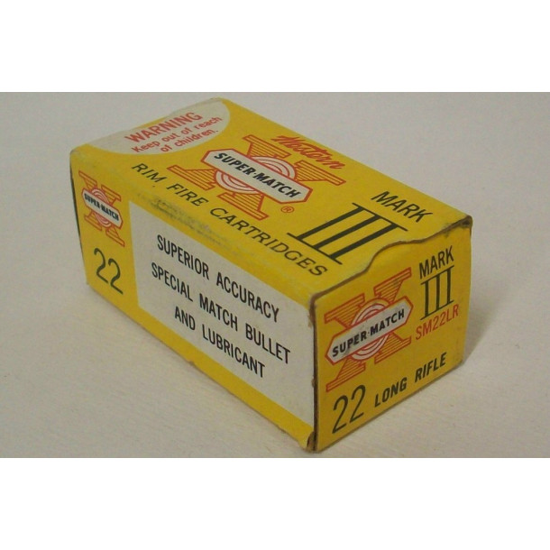 Western Super-Match Mark III Box of 22 LR Ammunition Western Super-Match Mark III Box of 22 LR Ammunition