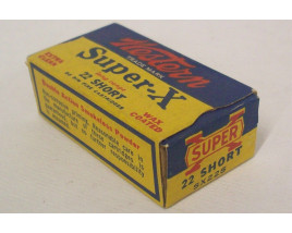 Western Super-X Box of 22 Short Ammunition Western Super-X Box of 22 Short Ammunition