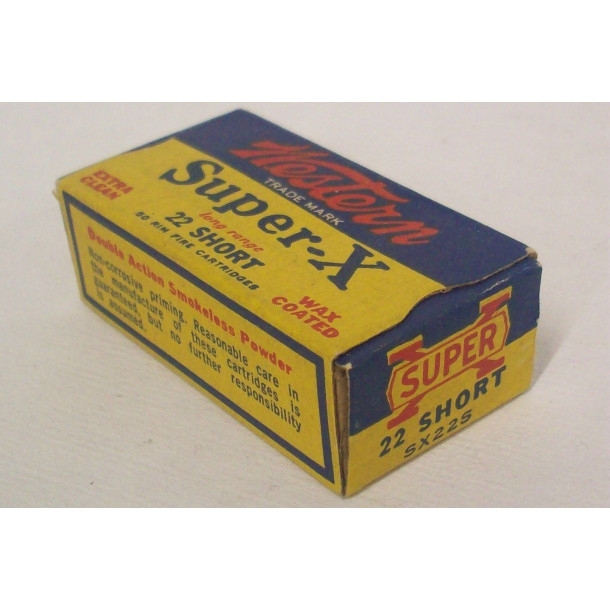 Western Super-X Box of 22 Short Ammunition Western Super-X Box of 22 Short Ammunition