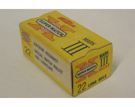 Western Super-Match Mark III Box of 22 LR Ammunition Western Super-Match Mark III Box of 22 LR Ammunition