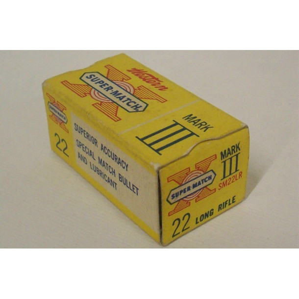 Western Super-Match Mark III Box of 22 LR Ammunition Western Super-Match Mark III Box of 22 LR Ammunition