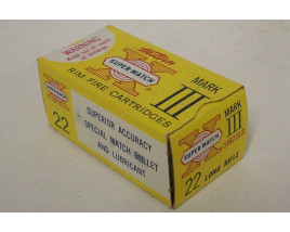 Western Super-Match Mark III Box of 22 LR Ammunition Western Super-Match Mark III Box of 22 LR Ammunition