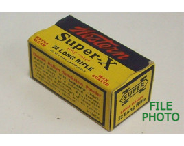 Western Super-X Box of 22 LR Ammunition Western Super-X Box of 22 LR Ammunition
