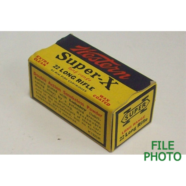 Western Super-X Box of 22 LR Ammunition Western Super-X Box of 22 LR Ammunition