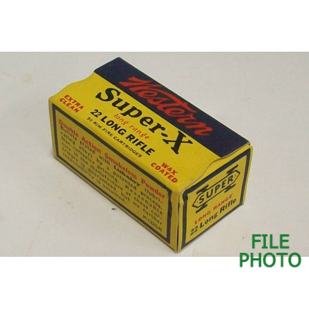 Western Super-X Box of 22 LR Ammunition Western Super-X Box of 22 LR Ammunition