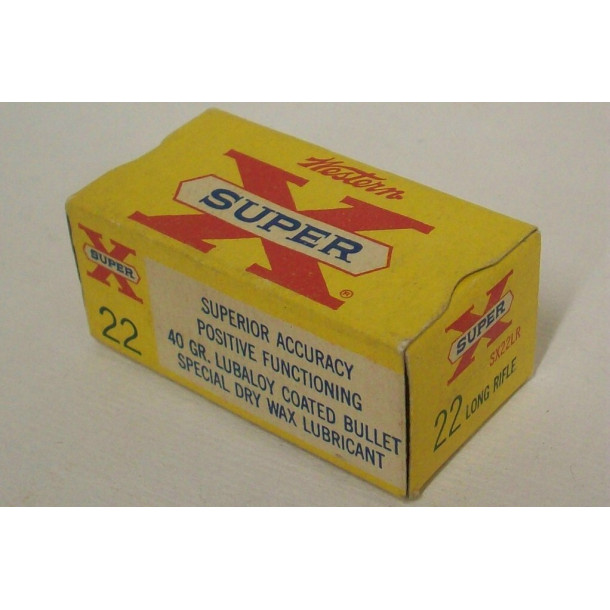 Western Super-X Box of 22 LR Ammunition Western Super-X Box of 22 LR Ammunition
