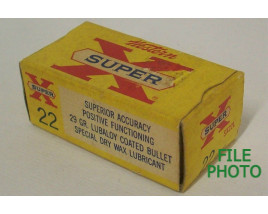 Western Super-X Box of 22 Long Ammunition Western Super-X Box of 22 Long Ammunition