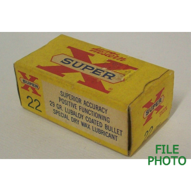 Western Super-X Box of 22 Long Ammunition Western Super-X Box of 22 Long Ammunition