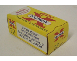 Western Super-X Box of 22 Long Ammunition Western Super-X Box of 22 Long Ammunition