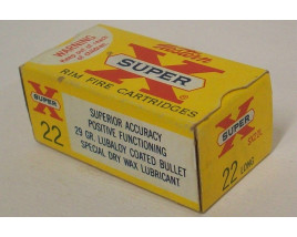 Western Super-X Box of 22 Long Ammunition Western Super-X Box of 22 Long Ammunition