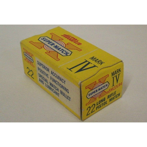 Western Super-Match Mark IV Box of 22 LR Ammunition Western Super-Match Mark IV Box of 22 LR Ammunition