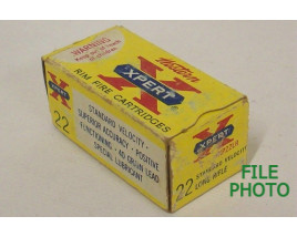 Western Xpert Box of 22 LR Ammunition - Partial Box Western Xpert Box of 22 LR Ammunition - Partial Box
