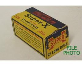 Western Super-X Box of 22 LR Ammunition - Partial Box Western Super-X Box of 22 LR Ammunition - Partial Box