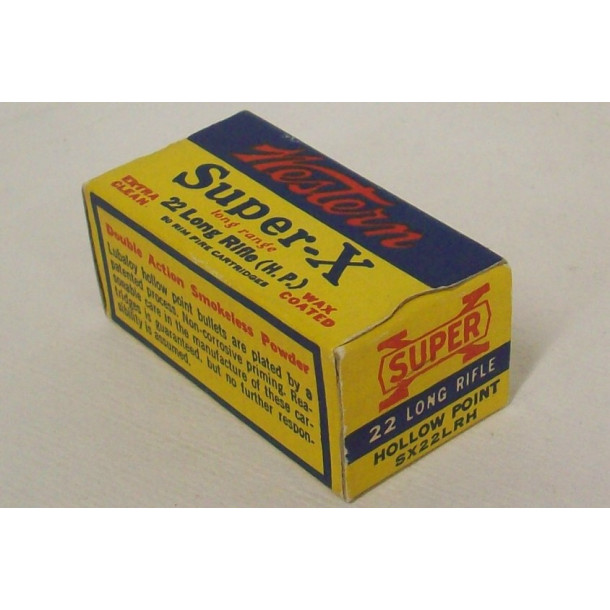Western Super-X Box of 22 LR Ammunition - Hollow Point Western Super-X Box of 22 LR Ammunition - Hollow Point