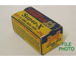 Western Super-X Box of 22 LR Ammunition - No. 12 Shot Western Super-X Box of 22 LR Ammunition - No. 12 Shot