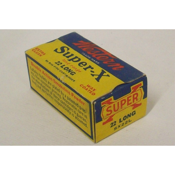 Western Super-X Box of 22 Long Ammunition