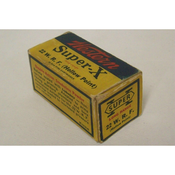Western Super-X Box of 22 WRF Ammunition - Hollow Point Western Super-X Box of 22 WRF Ammunition - Hollow Point
