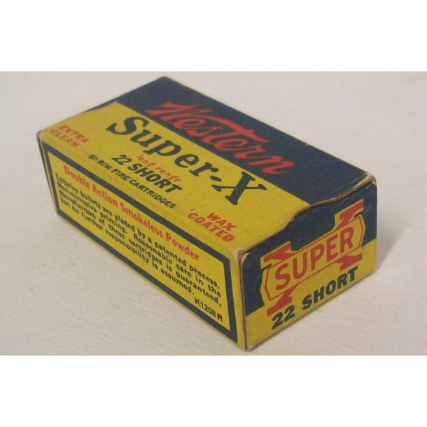 Western Super-X Box of 22 Short Ammunition Western Super-X Box of 22 Short Ammunition
