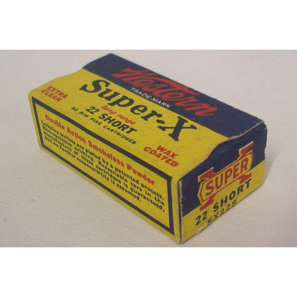 Western Super-X Box of 22 Short Ammunition Western Super-X Box of 22 Short Ammunition
