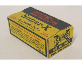 Western Super-X Box of 22 Short Ammunition - Hollow Point Western Super-X Box of 22 Short Ammunition - Hollow Point