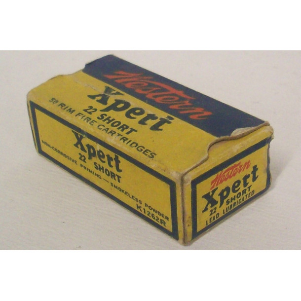 Western Xpert Box of 22 Short Ammunition - Partial Box Western Xpert Box of 22 Short Ammunition - Partial Box