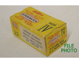 Western Super-Match Mark IV Box of 22 LR Ammunition Western Super-Match Mark IV Box of 22 LR Ammunition