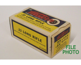 Western Bullseye Box of 22 LR Ammunition Western Bullseye Box of 22 LR Ammunition