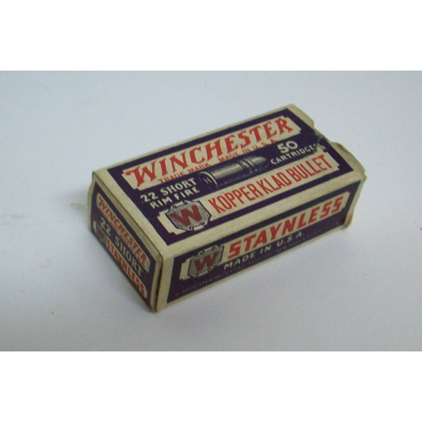 Winchester Staynless Box of 22 Short Ammunition
