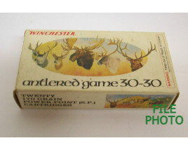 Winchester Antlered Game Ammunition Box - No Cartridges