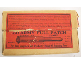 Winchester Box of .30 Army Full Patch Rifle Ammunition