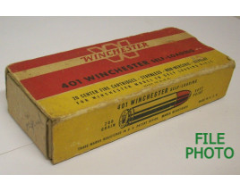 Winchester Box of 401 Win. SLR Ammunition