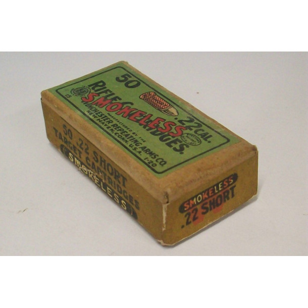 Winchester Smokeless Target Box of 22 Short Ammunition