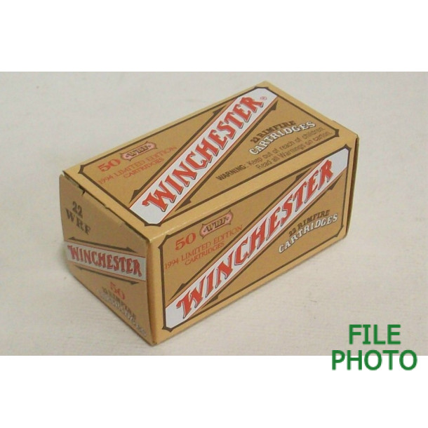 Winchester 1994 Limited Edition Box of 22 WRF Ammunition Winchester 1994 Limited Edition Box of 22 WRF Ammunition