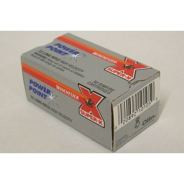 Winchester Super-X Power Point Box of 22 LR Ammunition Winchester Super-X Power Point Box of 22 LR Ammunition