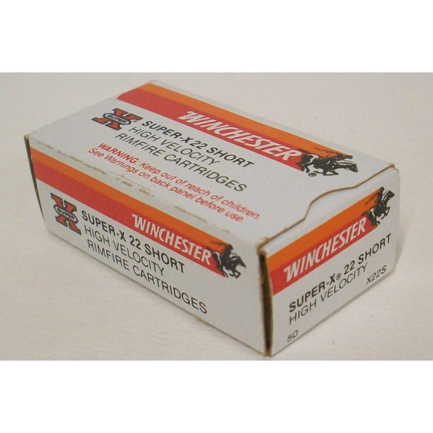 Winchester Super-X Box of 22 Short Ammunition Winchester Super-X Box of 22 Short Ammunition