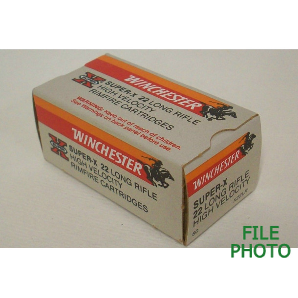 Winchester Super-X Box of 22 LR Ammunition Winchester Super-X Box of 22 LR Ammunition