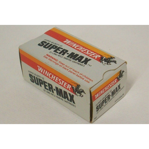Winchester Super-Max Box of 22 LR Ammunition - Hollow Point